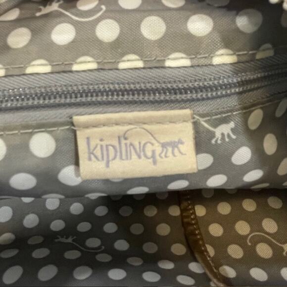 Kipling VTG  Metallic Shoulder Crossbody Bag Metallic Glow - Picture 4 of 6